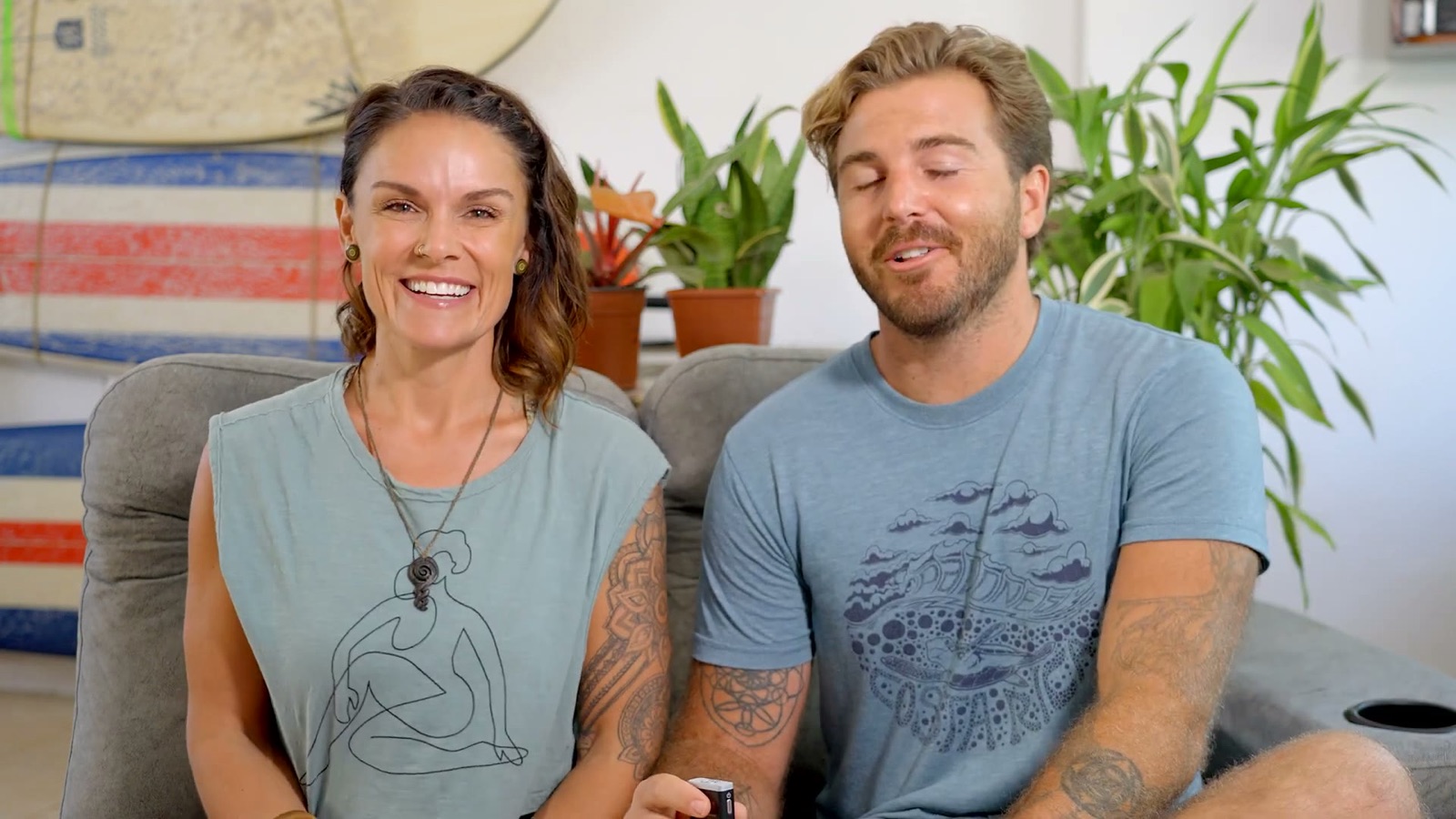 Matt and Erika telling their story